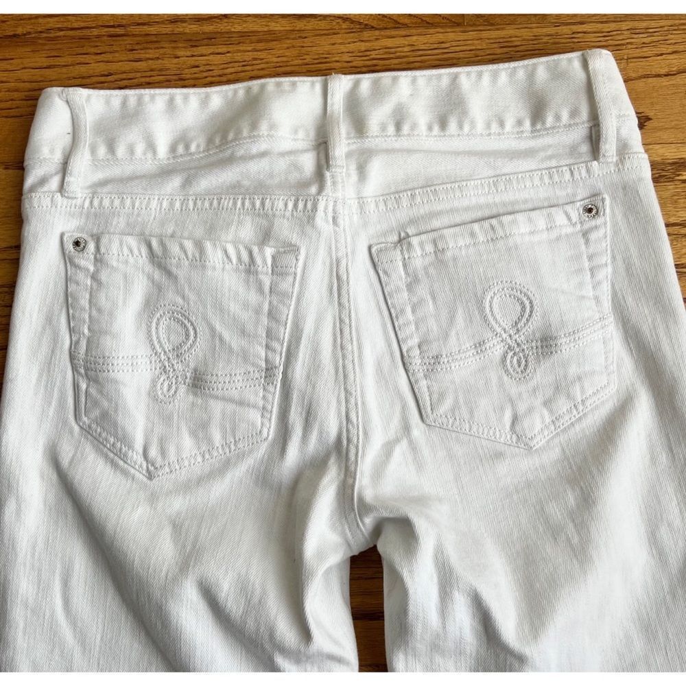 Lilly Pulitzer White Babe Bootcut Jeans Size 4 Style 26690 MSRP $148 - Picture 7 of 16